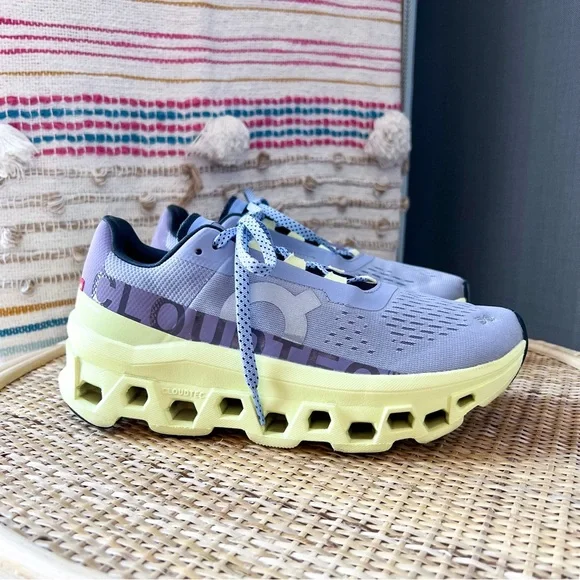 On Running Cloudmonster Nimbus Hay Road-Running Sneakers Women’s Size 7.5 - Picture 3 of 9